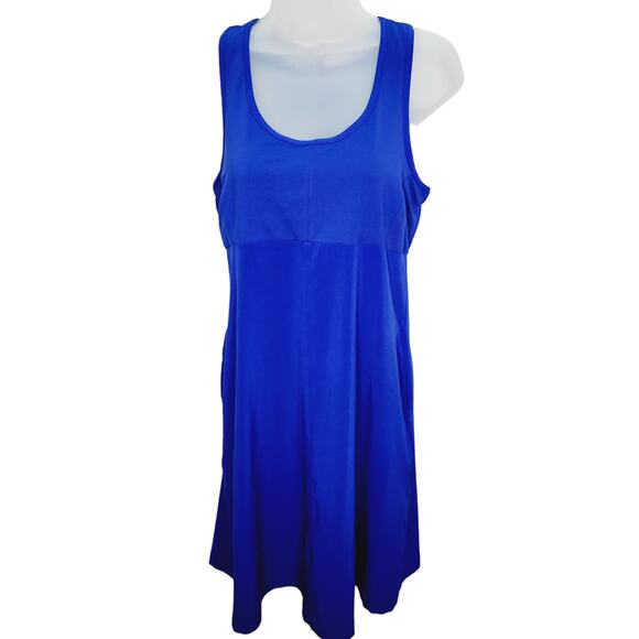 Columbia Purple Racer Back Omni Shade Sun Dress With Pockets Women's  Medium - Picture 1 of 9